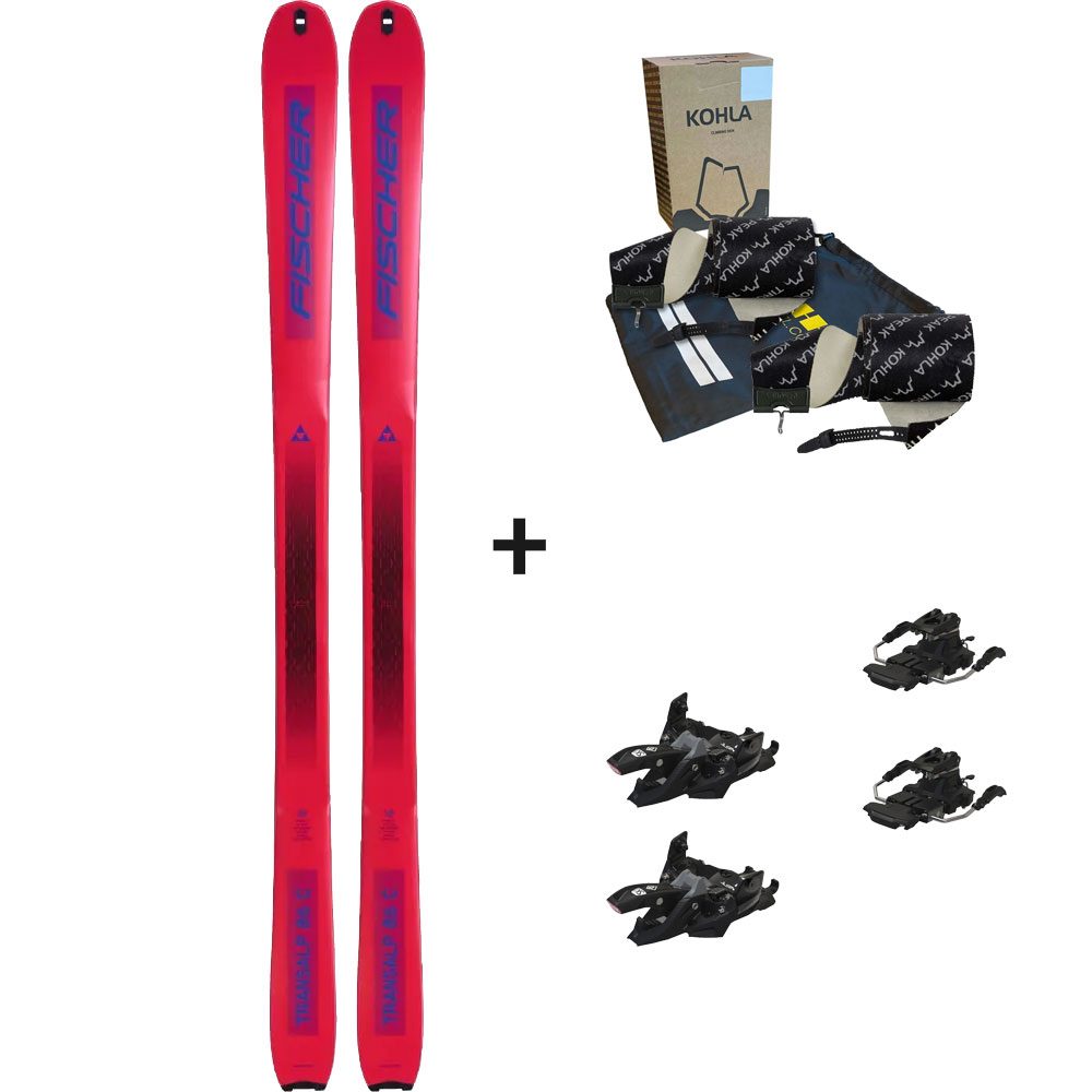 Fischer Transalp 86 Carbon 22/23 Tourenski Komplettset & Marker Bindung & Fell