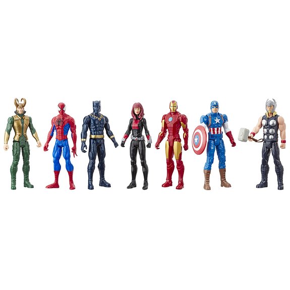 7 figurines Marvel Avengers Titan Hero