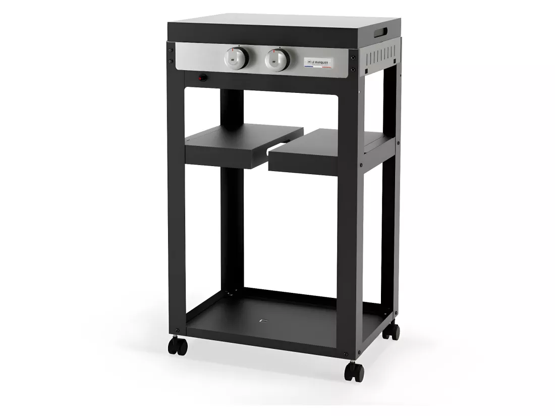 Plancha gaz sur chariot Plancha Française 250 Duo Edition - Le Marquier