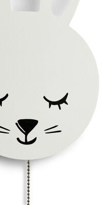 Alice & Fox BIM Vegglampe Kanin, Hvit