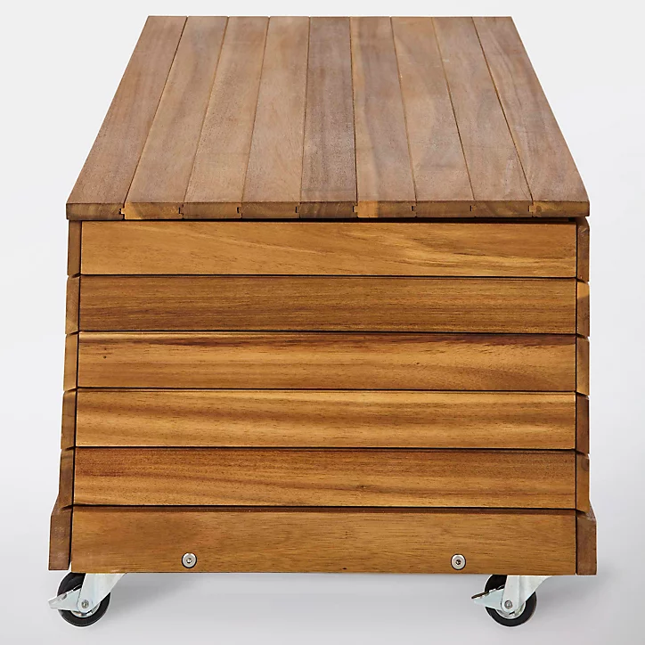 Coffre de jardin 200 litres Blooma Denia en bois l.115,8 x P.46 x H.36,2 cm