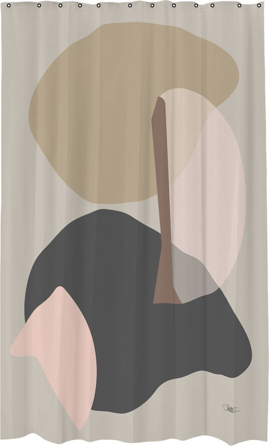 Mette Ditmer GALLERY shower curtain Sand