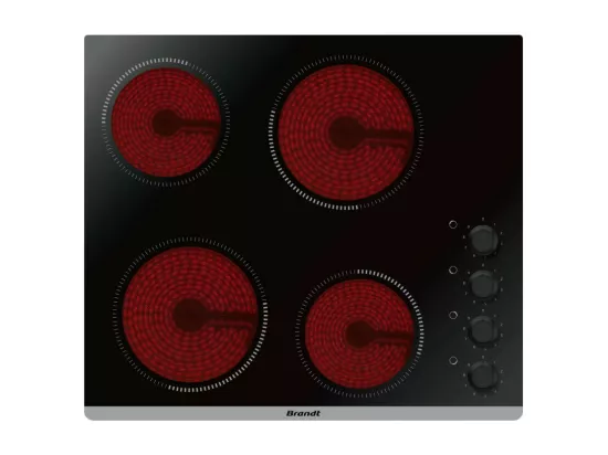 Plaque vitrocéramique BRANDT 6000W 60cm, 1033932