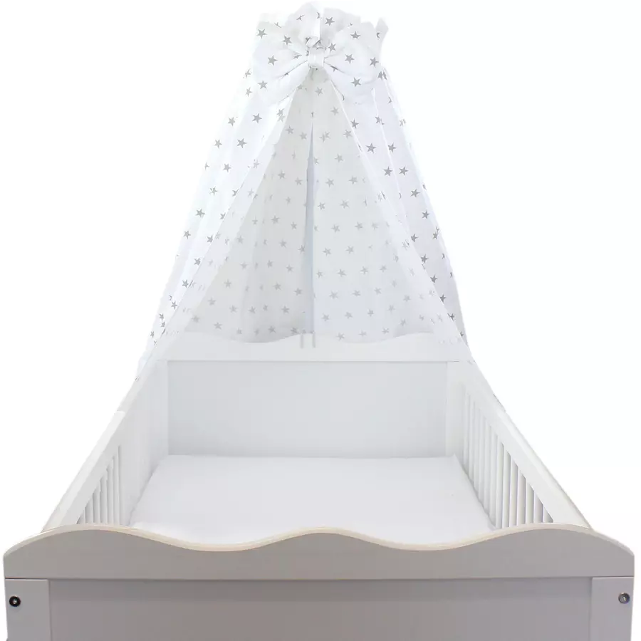 TupTam Babybett Himmel mit Schleifchen weiß Modell 2