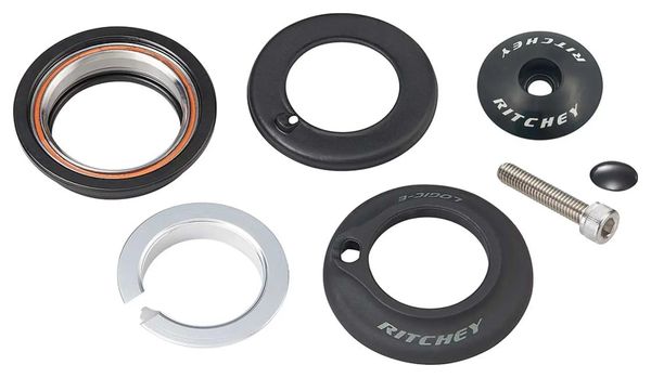 Jeu de Direction RITCHEY Logic-E Roulement Haut 1-1/8'' Noir