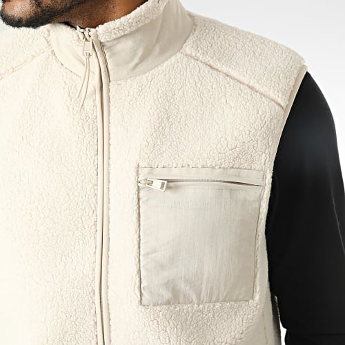 Veste Sans Manches Polaire Dallas Sherpa Beige