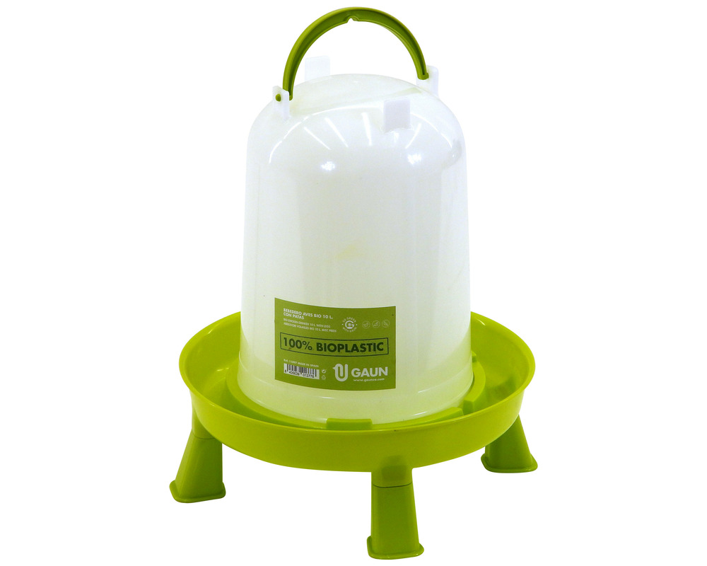 Abreuvoir bio plastique sur pieds 10 litres poules et volailles