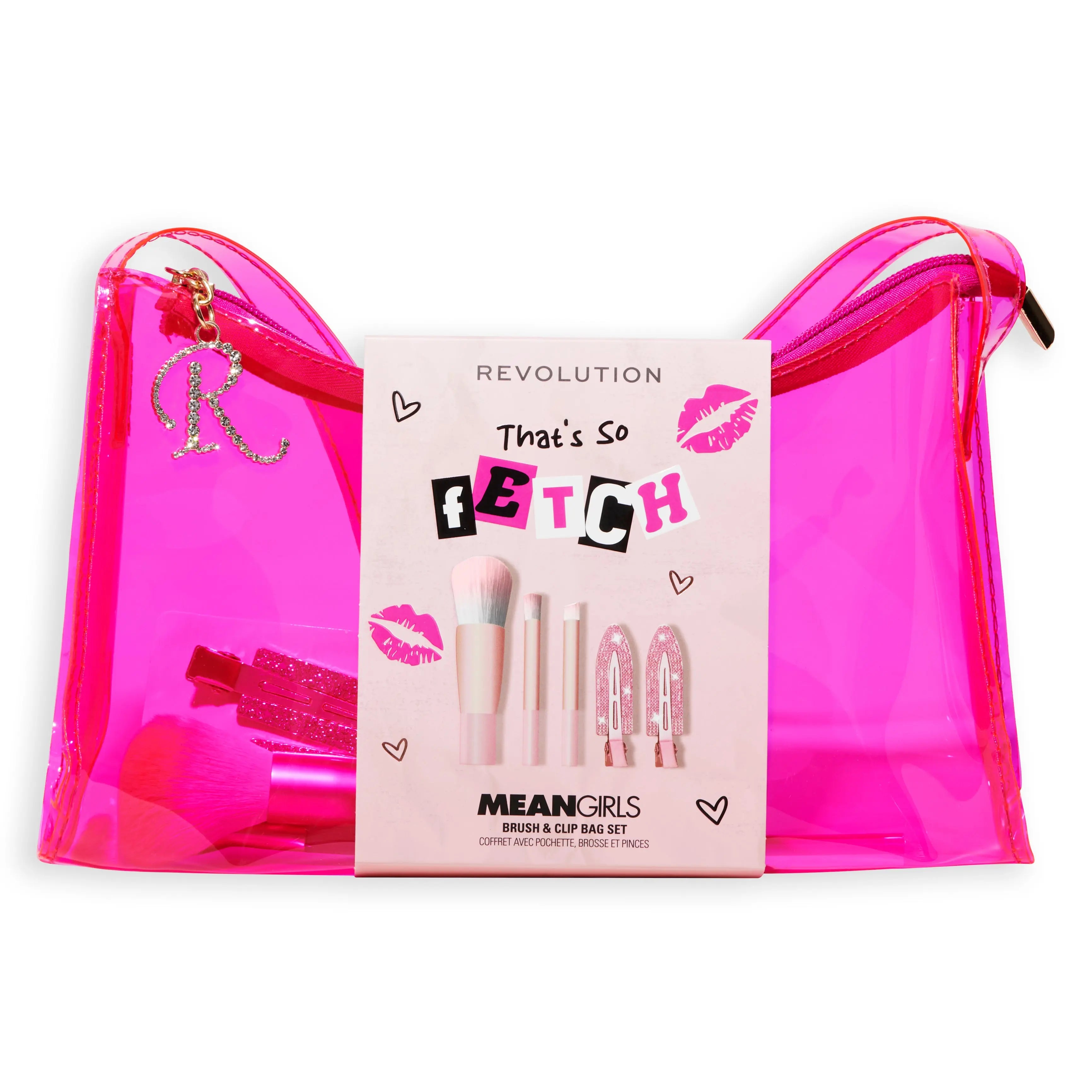 x Mean Girls Fetch Brush Set with Hair Clips and Bag