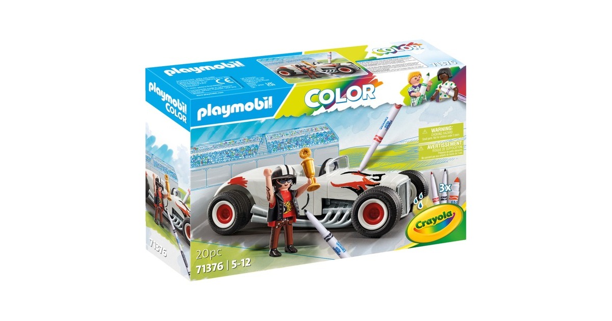 PLAYMOBILColor - Racewagen Constructiespeelgoed  (71376)