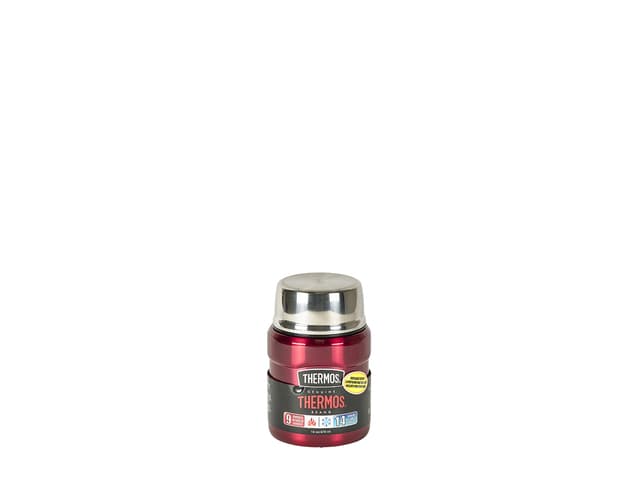 Thermos Stainless King Madtermoflaske 470 ml Mørk rød