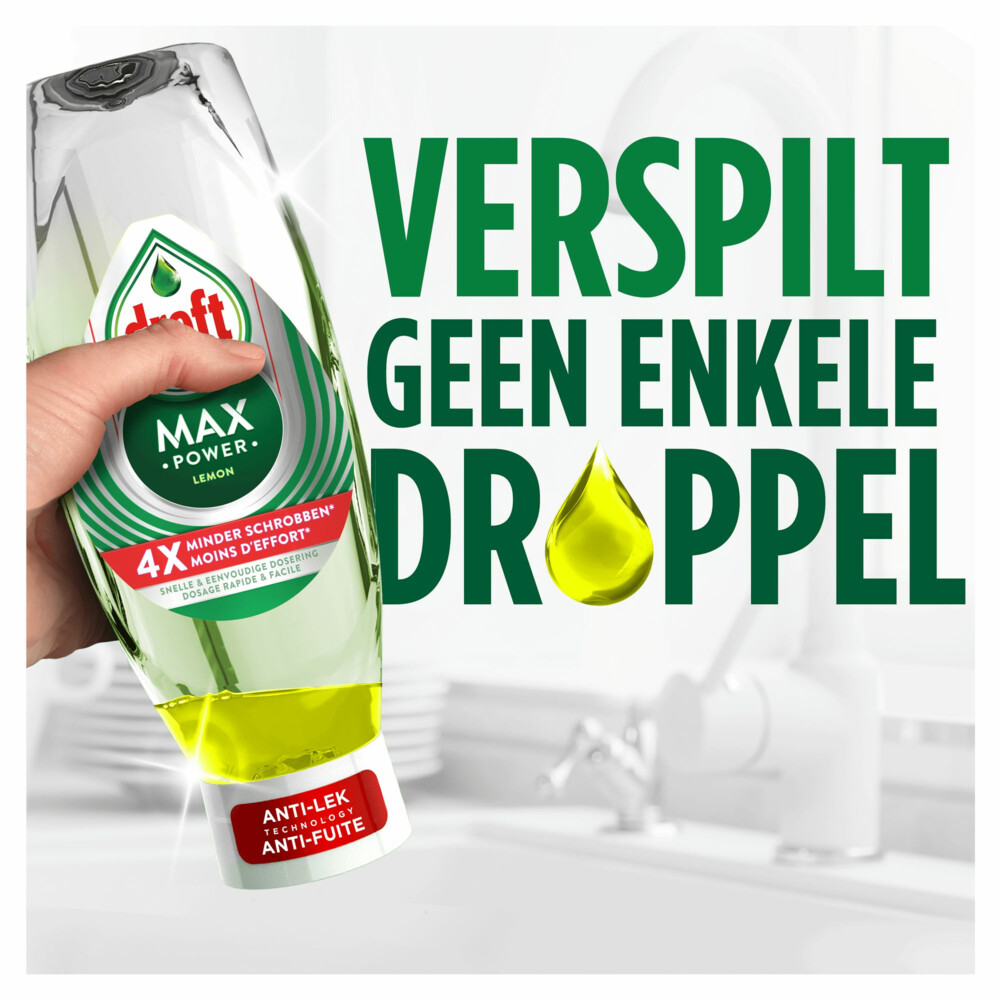 Dreft Max Power Afwasmiddel Lemon640 ml