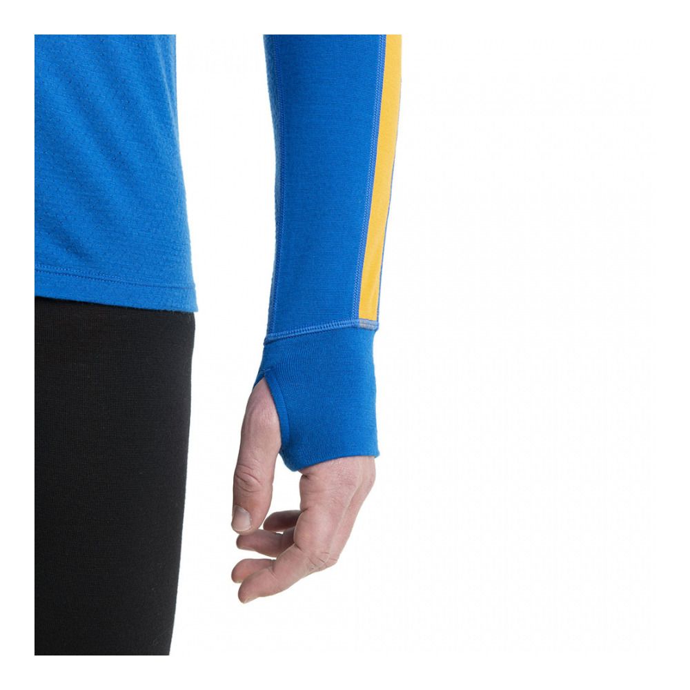 Icebreaker ZONEKNIT 260 - Sous-couche Homme lazurite/solar/cb