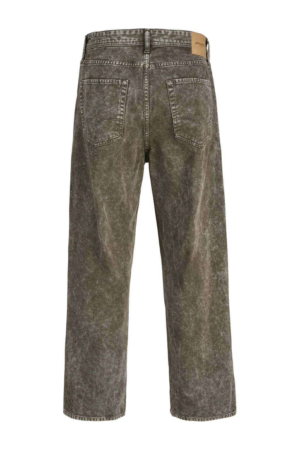 JACK & JONES JUNIOR loose casual broek donkergroen