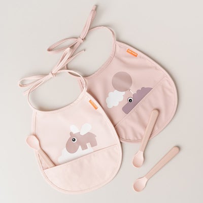 Done By Deer Happy clouds Tiny pocket Smekke 2-Pack, Powder