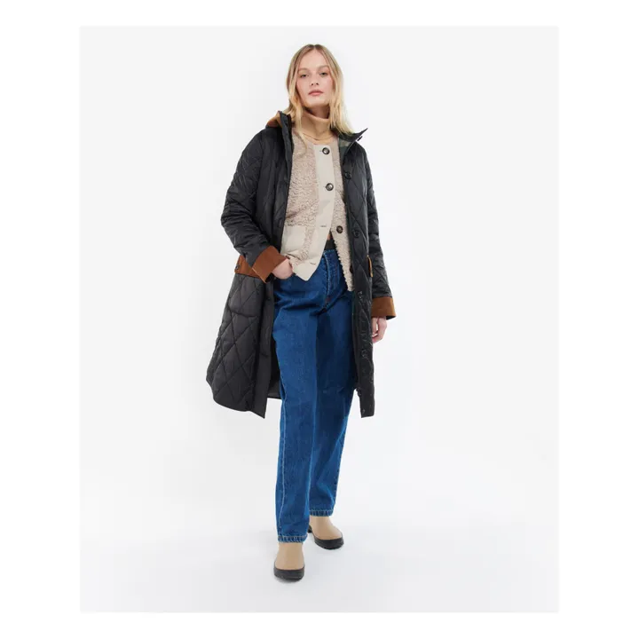 Barbour Parka Matelassée Mickley | Noir