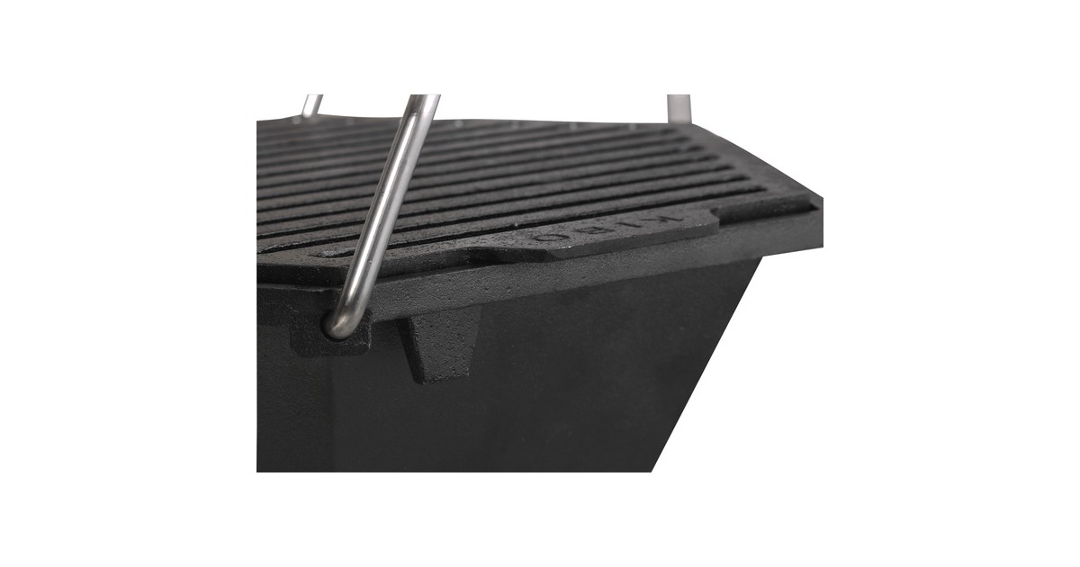 The WindmillKIBO Grill Model 3.0 houtskoolbarbecue  (Zwart)