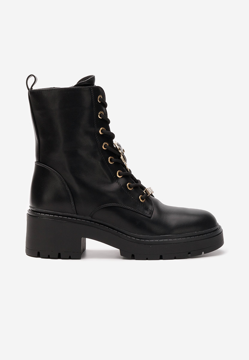 Bottines rangers femme noirs Owlove