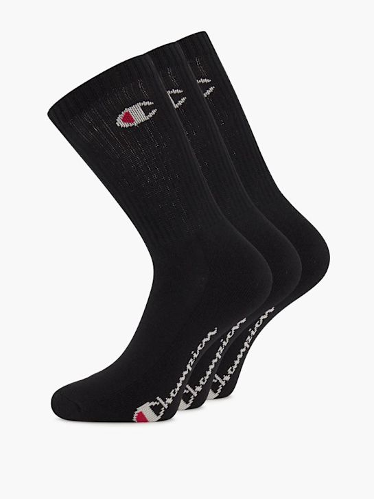 Champion 3 Pack Socken Schwarz