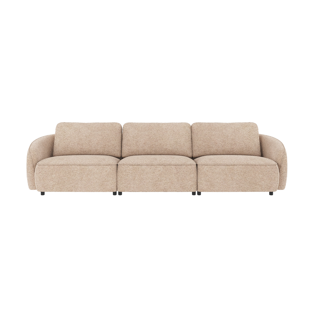 Rowico Home Norris Gestoffeerde 4 Zitsbank Beige - 319 cm