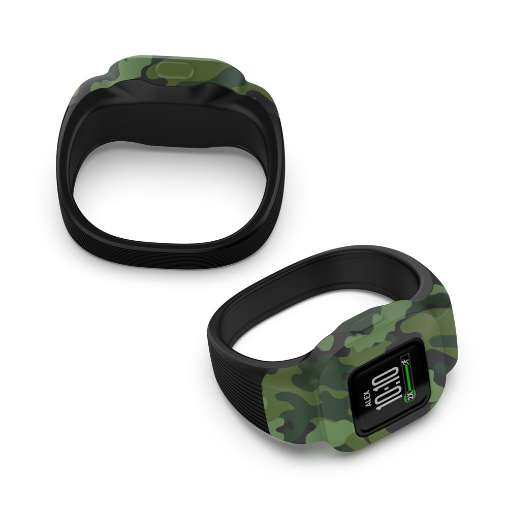 Garmin Vivofit JR 3 Ersatz Silikon Sport Armband (Gelenkumfang: 160mm) - Camouflage Grün