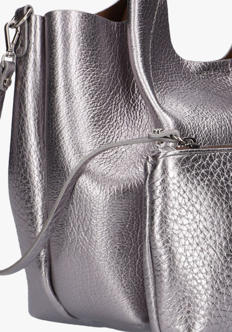 GIANNI CHIARINI zilveren gianni chiarini handtas dua bs9719