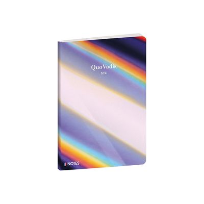 Quo Vadis Iconic - Cahier de notes - A5 (150 x 210 mm) - 64 feuilles / 128 pages - papier blanc - ligné - motifs - couvercle multicolore - carton