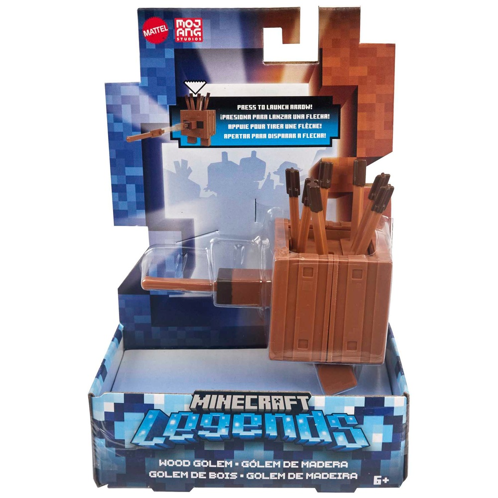 Minecraft Legends 8cm Holzgolem