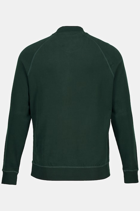 Sweatshirt, Homewear, Stehkragen, Raglan-Langarm