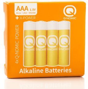 Q-Nomic - AAA Batterijen - Alkaline - 4 Stuks - 1.5 V