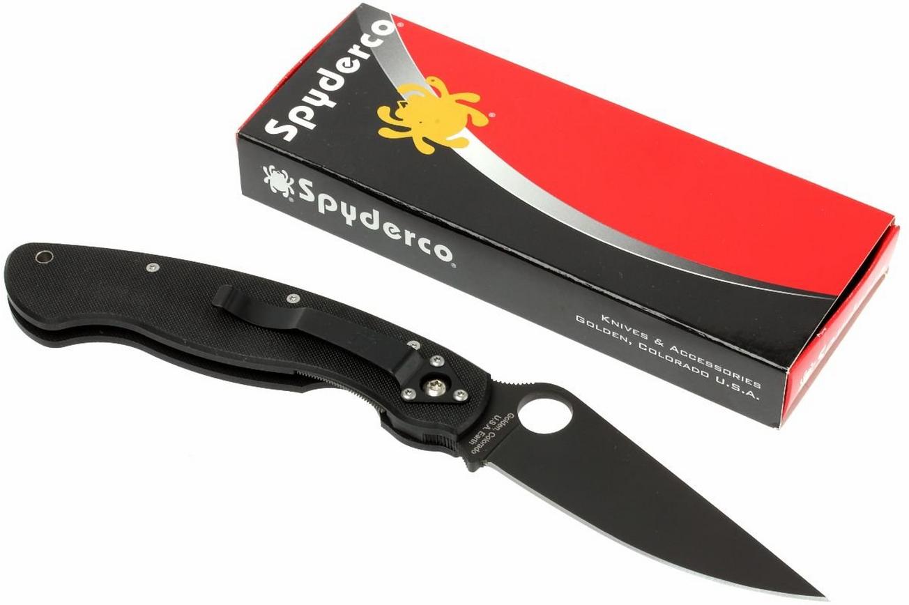 Spyderco Military Black C36GPBK zakmes