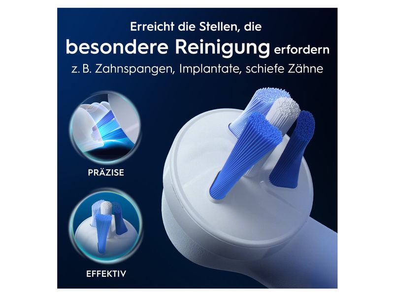 Oral-B Zahnbürstenkopf iO Interdental Reinigung 2 Stück Ersatzbürsten