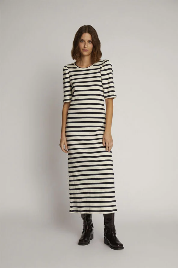 MUNTHE ORAN Organic Cotton Dress Navy