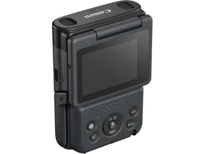 Canon PowerShot V10 - Advanced Vlogging Kit - digitalkamera - kompakt - 20.9 MP - 4K / 29.87 fps - Wi-Fi, Bluetooth - sort