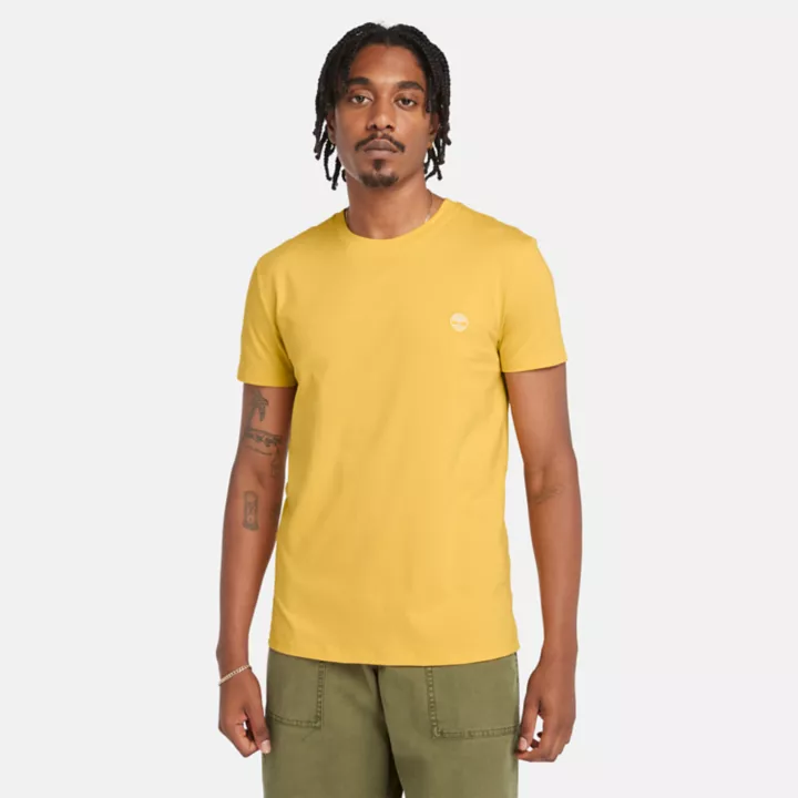 T-shirt Dunstan River pour homme en jaune clair