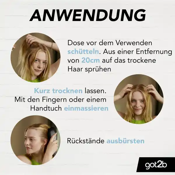 Trockenshampoo Trocken Wäsche Extra Volumen
