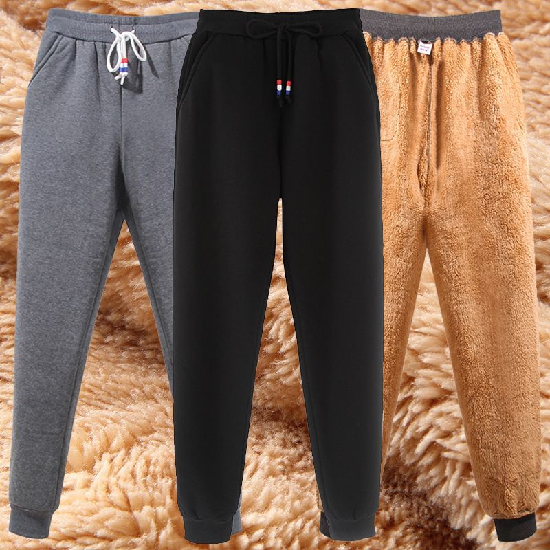 Racoon - Fleecegevoerde joggingbroek met trekkoord in de taille