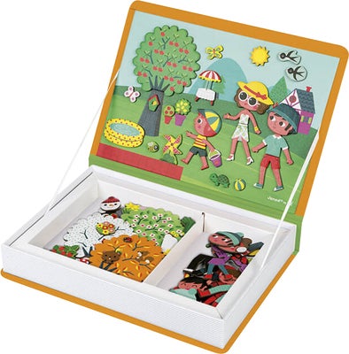 Janod Magneti'Book 4 Årstider Magnetsett 115 Stk