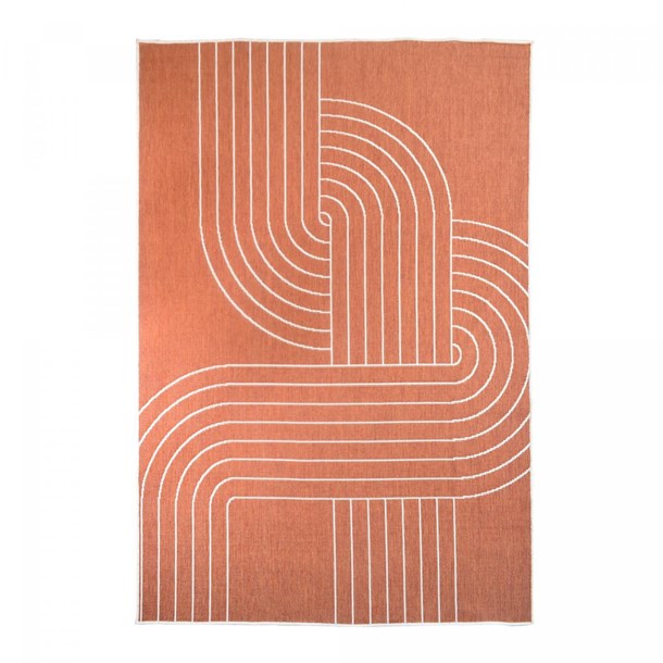 Tapis exterieur 200x290 orange