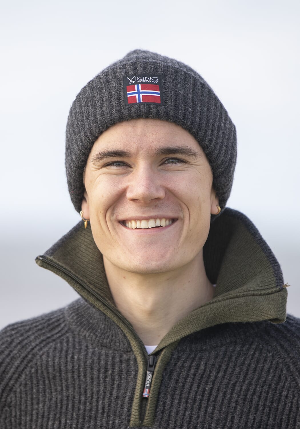 Viking Villmark Ullgenser Koksgrå m/glidelås Voksen - Viking Of Norway
