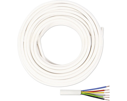Bellkabel YR 6x0,8 mm 20 m wit