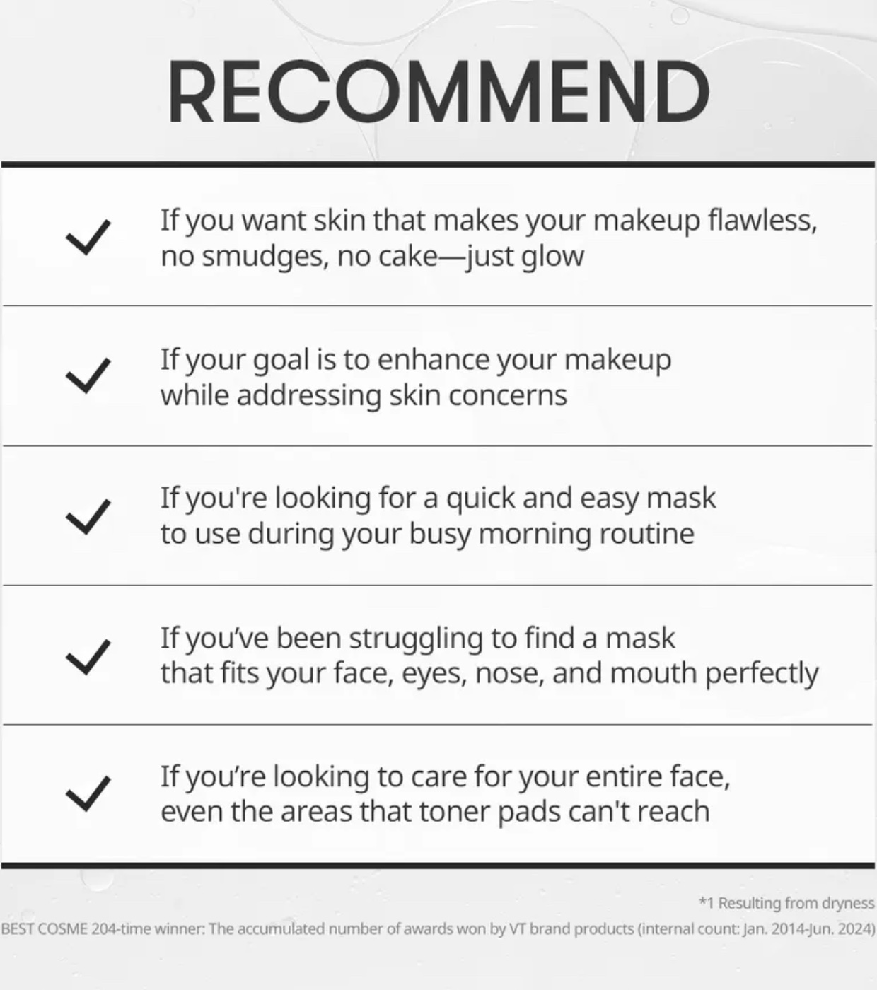 VT Cosmetics - Máscara Primer de Maquiagem 31 Skinpack Retinol - 100 unidades