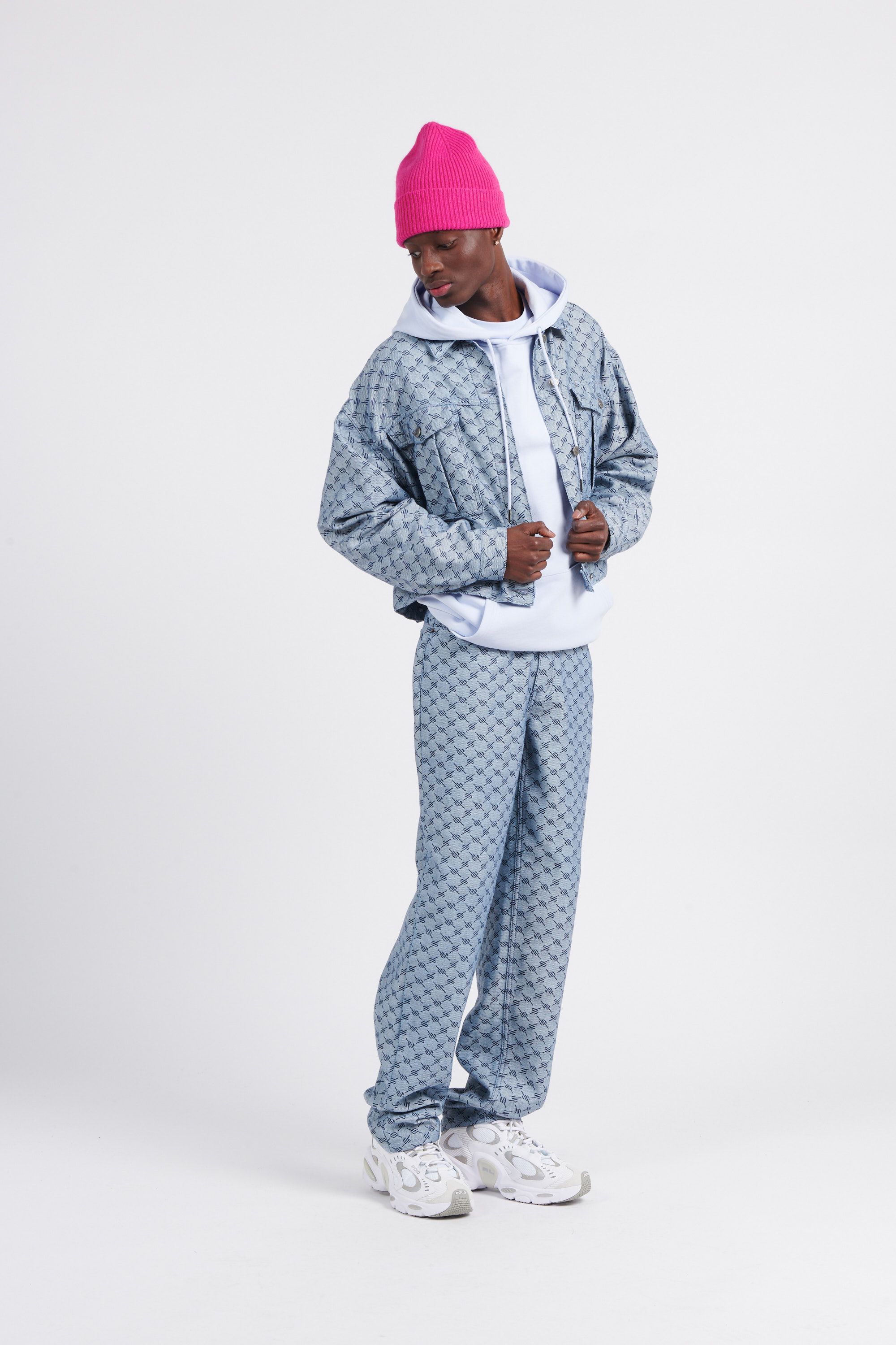 Daily Paper Veste avery denim jacket Multicolore