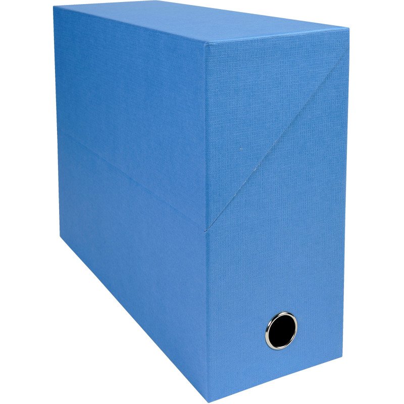 Boîte de classement carton toilé Exacompta dos 12 cm assorties