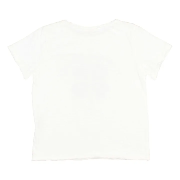 Búho T-shirt Today Coton Flammé | Blanc