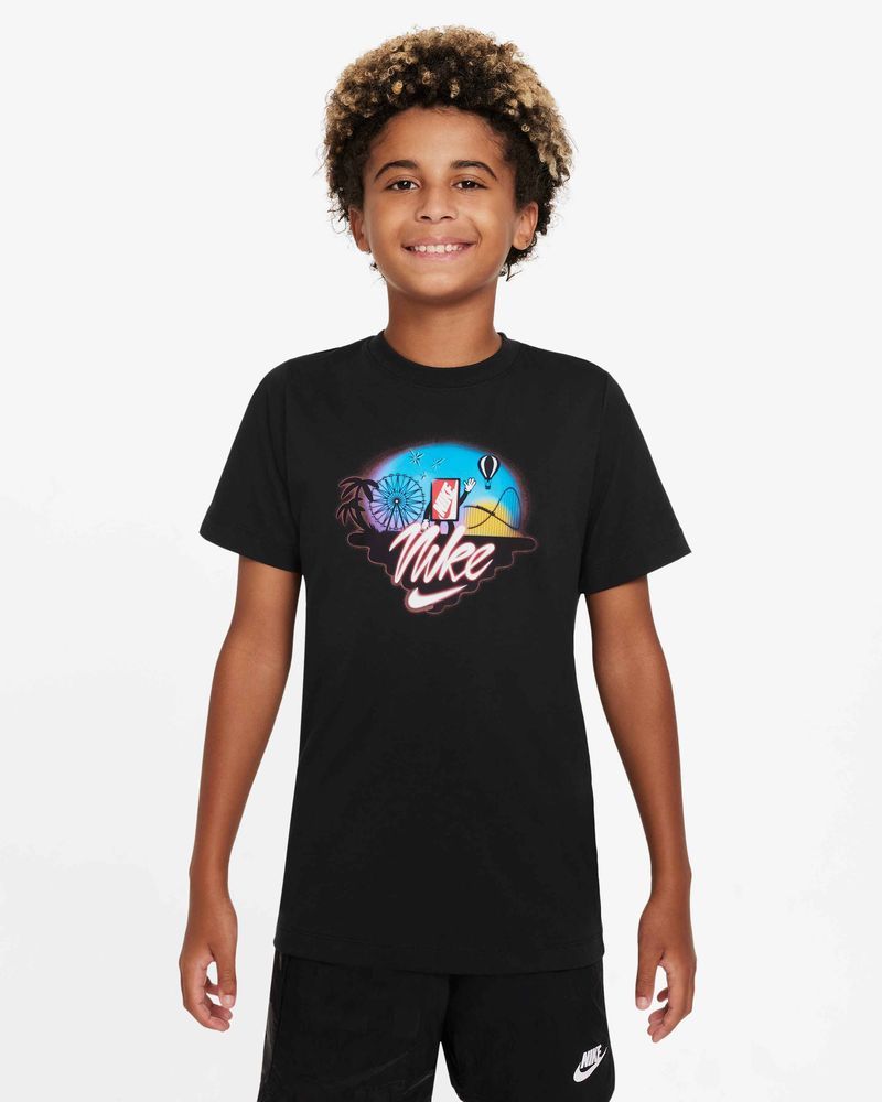 T-shirt Nike Sportswear Noir pour enfant