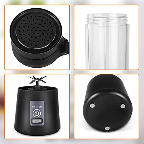 WENPIC Mélangeur portable rechargeable par USB – Mélangeur portable pour milkshakes et smoothies – 6 lames – Presse agrumes à fruits et légumes – Pour voyage, sport, cuisine – Mini mélangeur portable : Cuisine et Maison