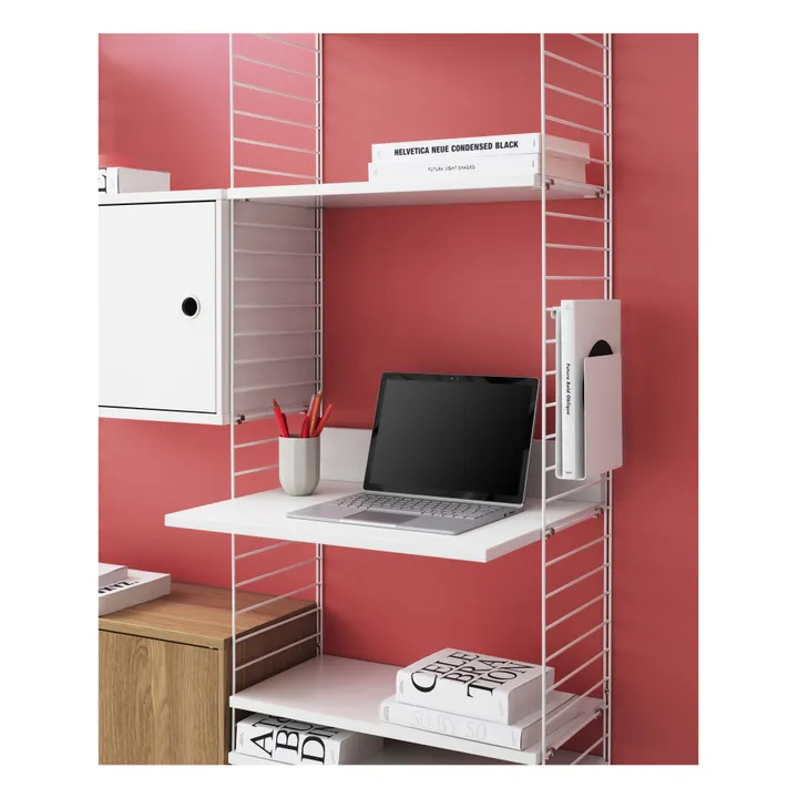 String Furniture Etagère en métal 58x30 cm | Blanc