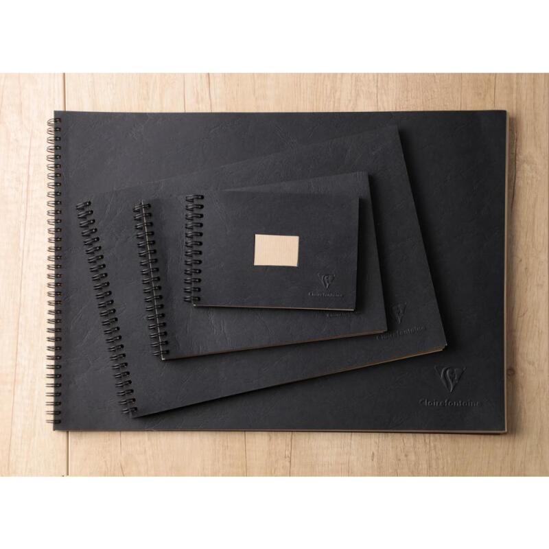 Kraft album spiralé 60F A4 90g - Noir