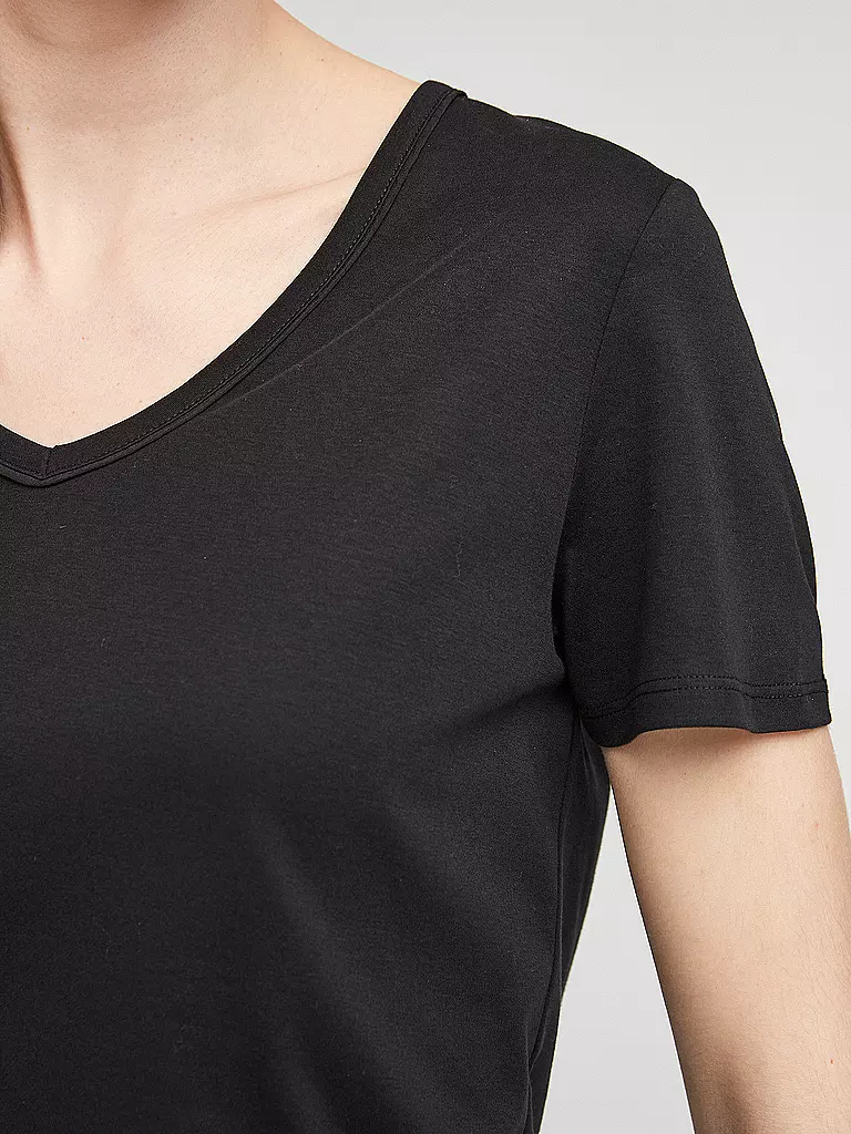 S.OLIVER T-Shirt schwarz