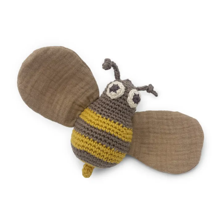 MyuM Jouet apaisant Alby l'Abeille en crochet